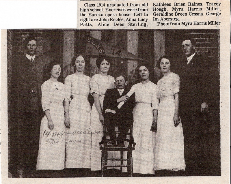 Graduating class of 1914