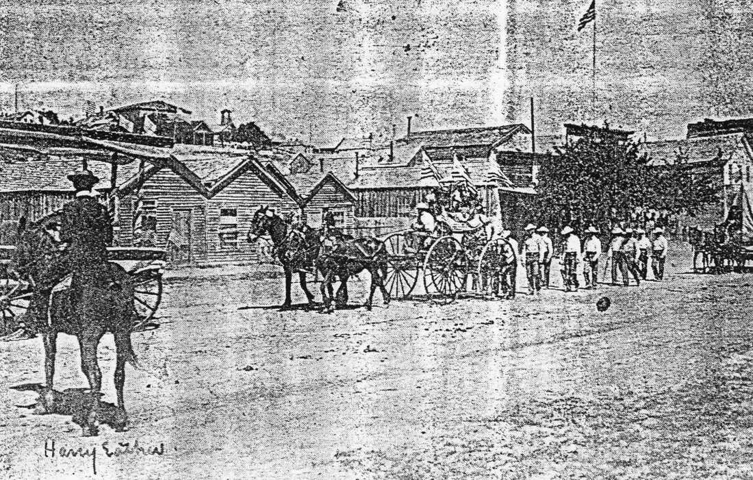 Downtown Eureka in 1870s